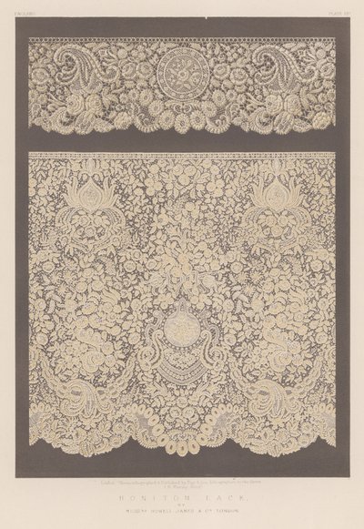 Honiton Lace, herra Howell James and Co, Lontoo tekijältä English School