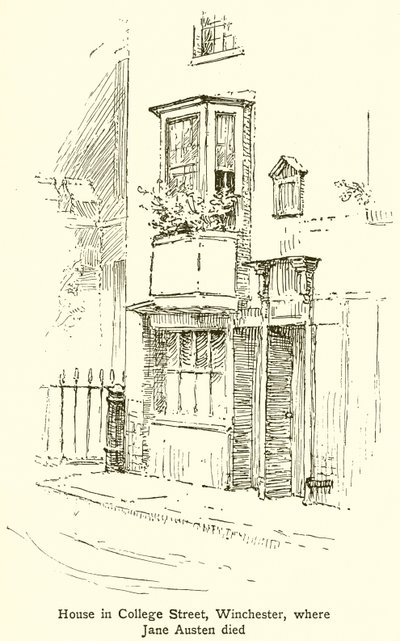 Talo College Streetillä, Winchesterissä, jossa Jane Austen kuoli tekijältä English School