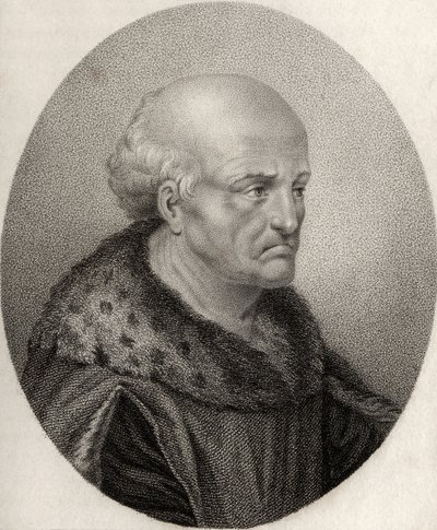 Humphrey, Gloucesterin herttua, kaivertanut Gerimia, kirjasta "A Catalog of the Royal and Noble Authors", julkaistu 1806 tekijältä English School