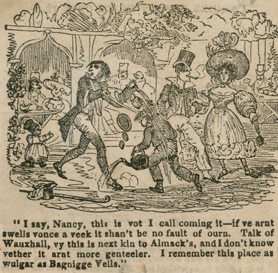 Sanon, Nancy, tämä on vot, jota kutsun tulemaan; Vauxhall Gardens, Lontoo tekijältä English School