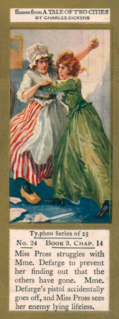 Illustration für Eine Geschichte aus zwei Städten von Charles Dickens von English School