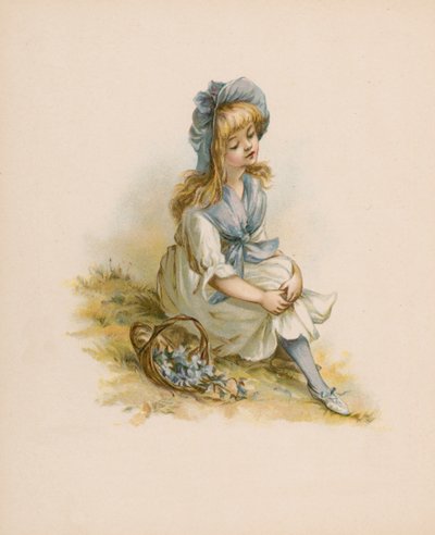 Illustration for Kukkien kieli (chromolitho) (kuvitus) tekijältä English School