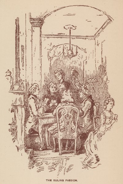 Thackerayn kuvitus Virginialaisille (litho) tekijältä English School