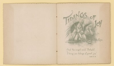 Kuvitus Dora Rossin teokselle Tidings Of Joy tekijältä English School