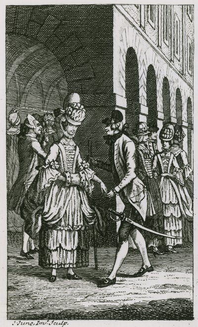 Kuvitus Harriss Listissa, painos 1773 tekijältä English School