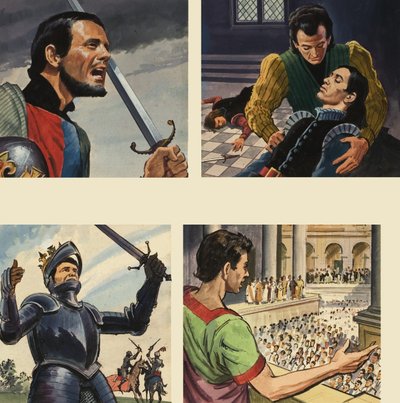 Kuvia Shakespearesta tekijältä English School