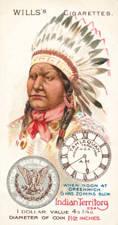 Indian Territory, Yhdysvallat, dollari (kromoliittinen) tekijältä English School
