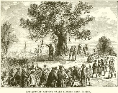 Suuttumiskokous Liberty Treen alla, Boston tekijältä English School