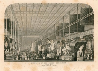 Dantes-temppelistä katsottuna länteen, suuri näyttely, 1851 tekijältä English School