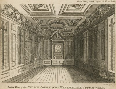 Marshalsean vankilan Palace Courtin sisätilat tekijältä English School