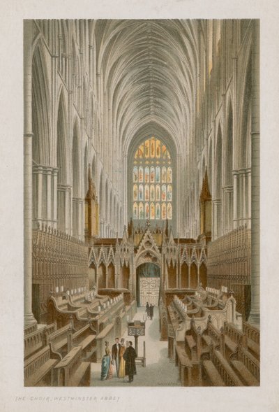 Westminster Abbeyn kuoron sisustus tekijältä English School