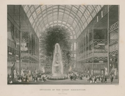 Suuren näyttelyn sisustus, 1851, North Transept tekijältä English School