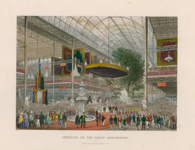 Suuren näyttelyn sisustus, Grant Staten avajaiset 1. toukokuuta 1851 tekijältä English School