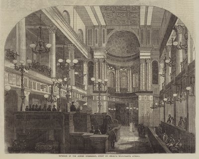 Juutalaisen synagogan sisätilat, Great St Helen