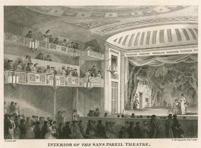 Sans Pareil -teatterin (Adelphi Theatre), Lontoon sisustus tekijältä English School