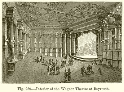 Bayreuthin Wagner-teatterin sisustus tekijältä English School