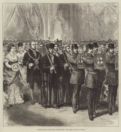 Kansainväliset kunnallisjuhlat, Lord Mayor osavaltiossa (kaiverrus) tekijältä English School