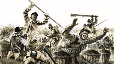 Taistelussa: Oliver Cromwellin lopullinen voitto tekijältä English School