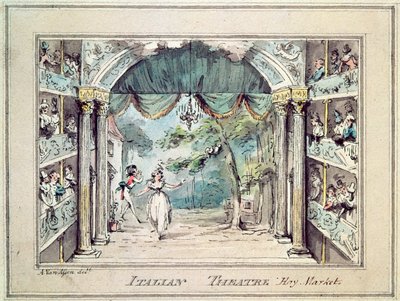 Italialainen teatteri, Haymarket tekijältä English School