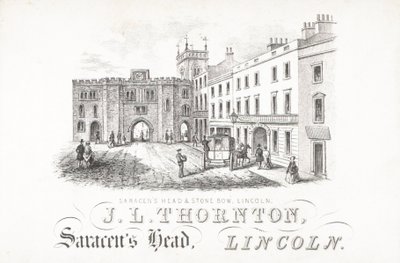 J L Thornton, Saracens Head and Stone, Lincoln tekijältä English School