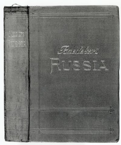 Takin päällinen Baedeker-oppaasta Venäjälle, julkaistu 1914 tekijältä English School