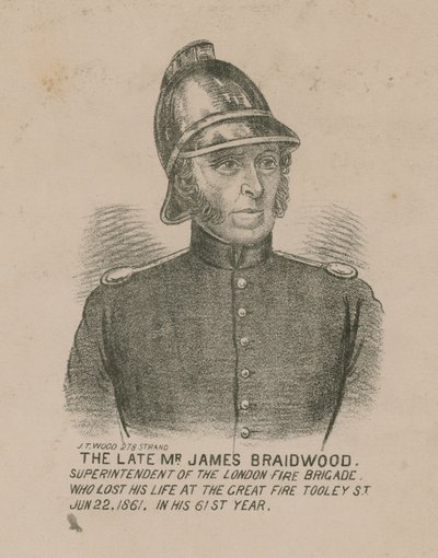 James Braidwood, Lontoon palokunnan komentaja tekijältä English School