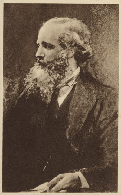 James Clerk Maxwell (1831-1879), skotlantilainen teoreettinen fyysikko (litografia). tekijältä English School