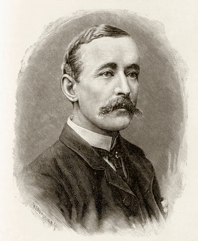 James Sligo Jameson, 1890 (puukaiverrus) tekijältä English School