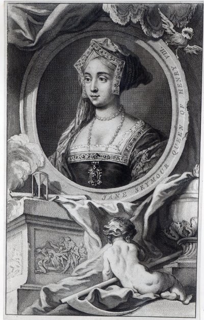 Jane Seymour, kaiverrus Jacobus Houbraken, 1746 tekijältä English School