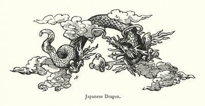 Japanilainen lohikäärme (kaiverrus) tekijältä English School
