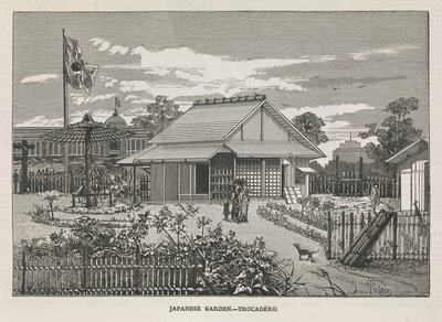 "Japanese Garden, Trocadero", sivu 33 "The Illustrated Paris Universal Exhibition" -näyttelystä tekijältä English School