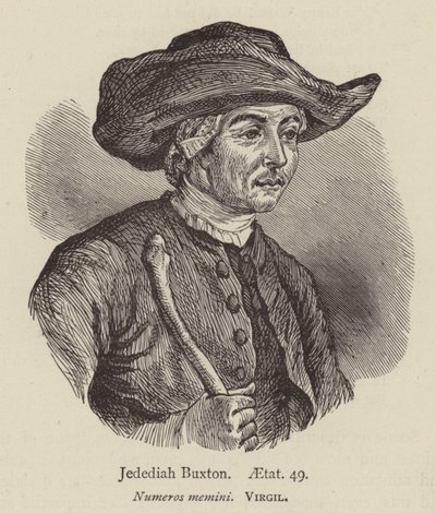 Jedediah Buxton, aetat 49 (kaiverrus) tekijältä English School