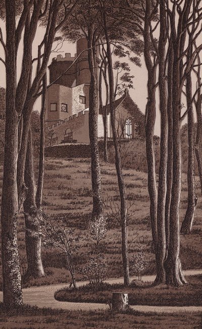 Jersey, Chanel-saaret: Princes Tower (litografia) tekijältä English School