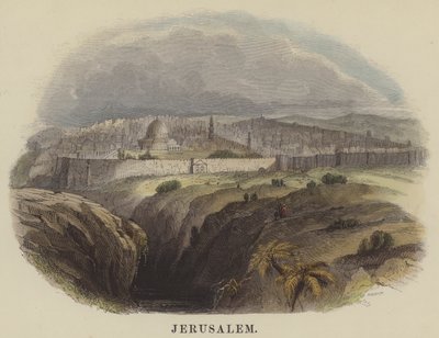 Jerusalem (värillinen kaiverrus) tekijältä English School
