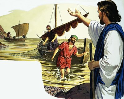 Jeesus Kristus kalastajan kanssa tekijältä English School