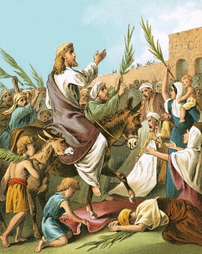 Jeesus saapuu Jerusalemiin tekijältä English School