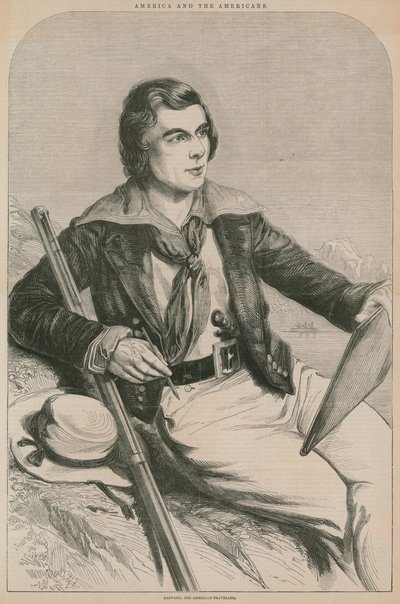 John Banvard, amerikkalainen matkailija (kaiverrus) tekijältä English School