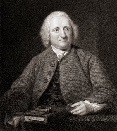 John Dollond (1706-61) Gallery of Paintingsista, julkaistu vuonna 1833 tekijältä English School