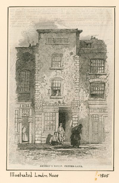 John Drydens House, Fetter Lane tekijältä English School