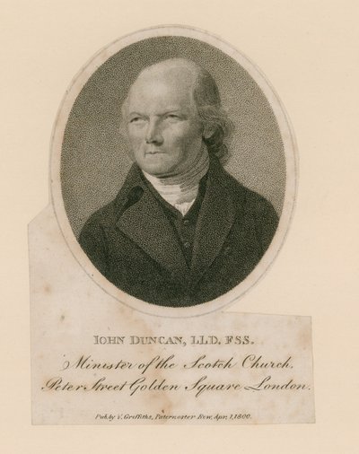 John Duncan, Skotlannin kirkon ministeri, Peter Street, Golden Square, Lontoo tekijältä English School