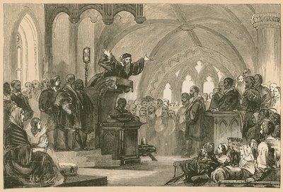 John Knox saarnaa St. Andrewsissa tekijältä English School