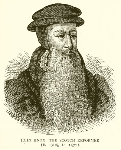John Knox, skotlantilainen uskonpuhdistaja (s. 1505, k. 1572) tekijältä English School