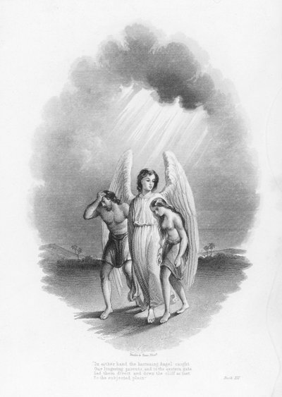 John Milton, Paradise Lost (kaiverrus) tekijältä English School