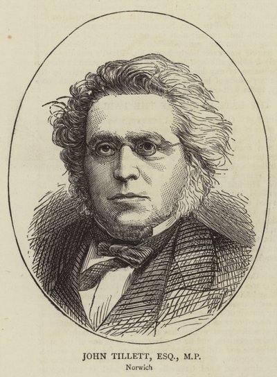 John Tillett, Esquire, kansanedustaja (kaiverrus) tekijältä English School