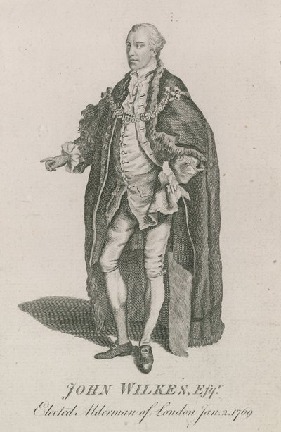 John Wilkes valittiin Lontoon vankiksi 2. tammikuuta 1769 tekijältä English School