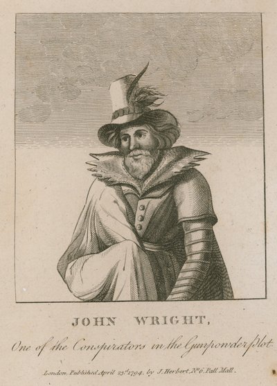 John Wright, yksi ruutijuonen salaliittolaisista tekijältä English School