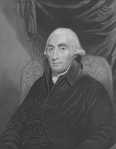 Joseph Black (1728-99) Gallery of Portraitsista, julkaistu vuonna 1833 tekijältä English School