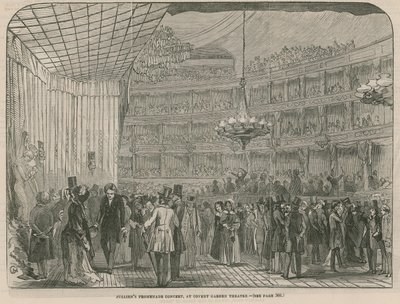 Juliens Promenade -konsertti Covent Garden -teatterissa tekijältä English School