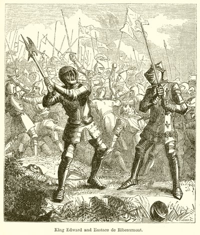 Kuningas Edward ja Eustace de Ribeaumont tekijältä English School