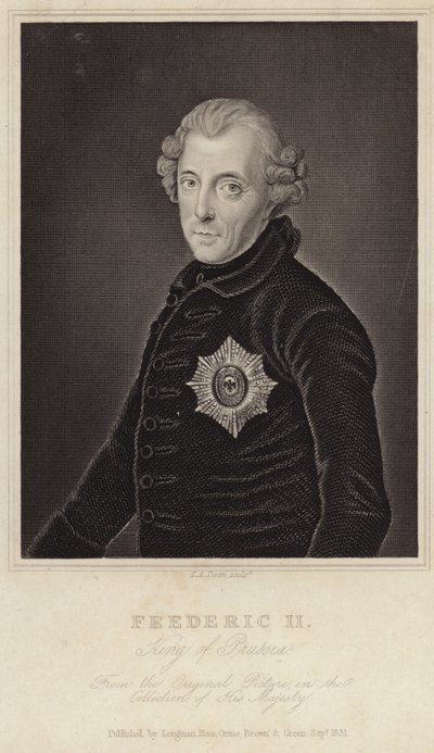 Preussin kuningas Frederick II tekijältä English School